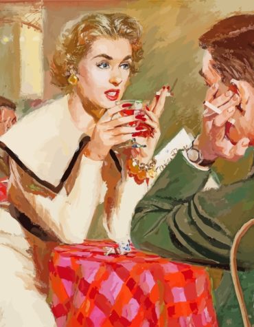 Aesthetic Vintage Romance Paint By Numbers