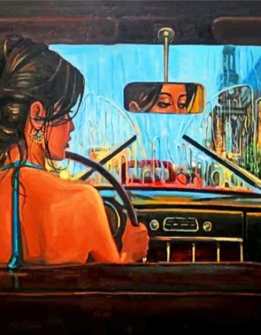 Aesthetic Vintage Woman Paint By Numbers