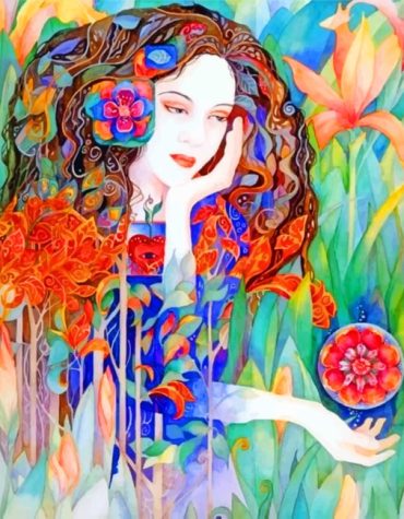 Aesthetic Woman Art Paint By Numbers