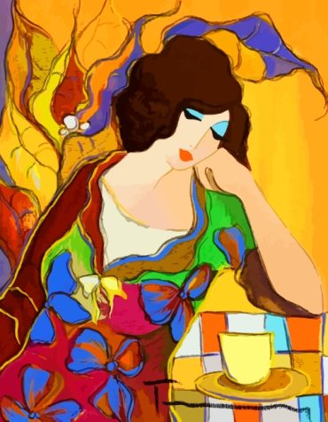 "Aesthetic Woman Paint By Numbers"