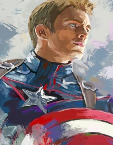 Aesthetic Captain America Superhero Paint By Numbers