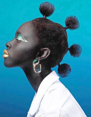 African Girl's Stylish Hair Paint By Numbers