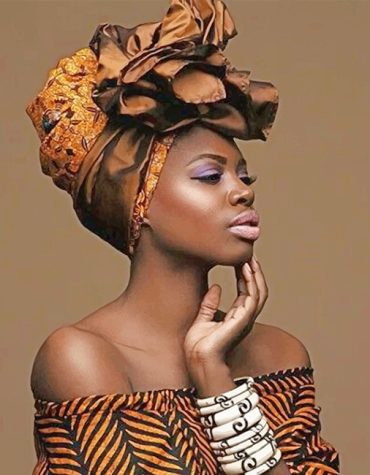 African Woman Inspired Paint By Numbers