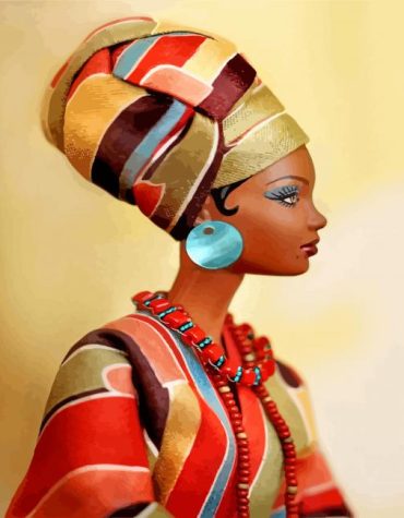 Black Woman Portrait Paint By Numbers