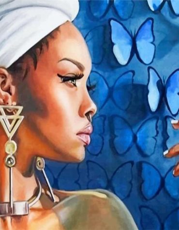 African Woman Paint By Numbers