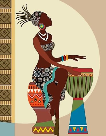African Girl Paint By Numbers