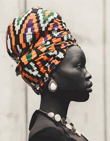 African Woman Beauty Paint By Numbers