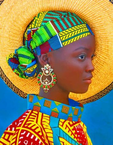 Colorful African Woman Paint By Numbers
