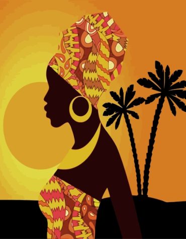 Afro Woman Beauty Paint By Numbers