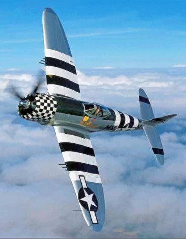 Spitfire Aircraft Paint By Numbers