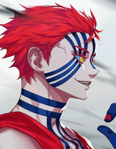 Akaza from Demon Slayer Paint By Numbers