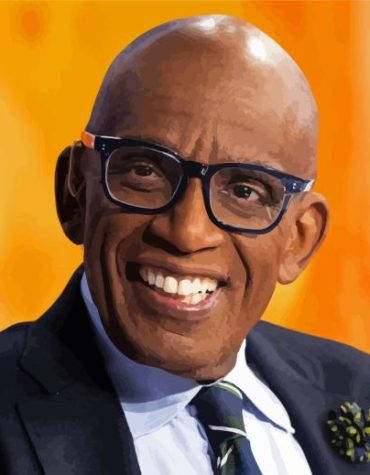 Al Roker Famous TV Personality Paint By Numbers