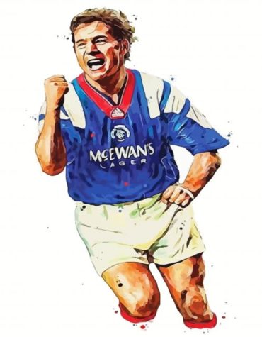Ally McCoist Football Legend Paint By Numbers
