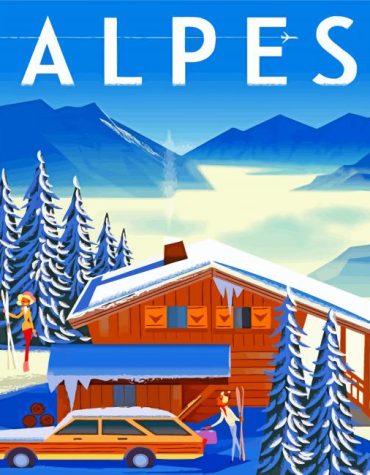 Alps Scenic France Paint By Numbers