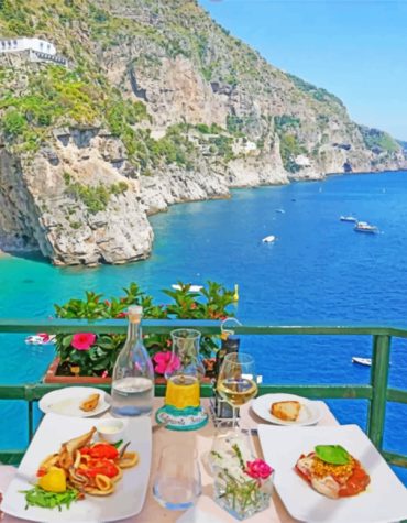 Amalfi Beach Paint By Numbers