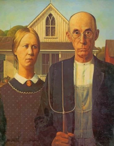 American Gothic Mystery Paint By Numbers