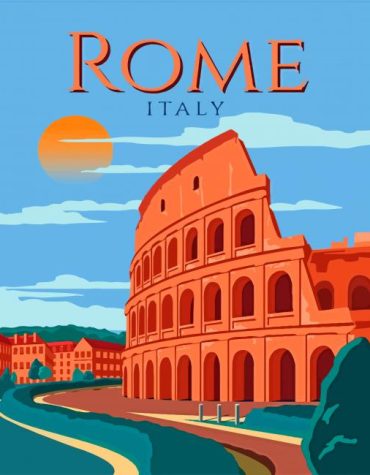 Colosseum Rome Paint By Numbers