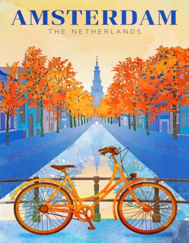 Amsterdam Cityscape Paint By Numbers