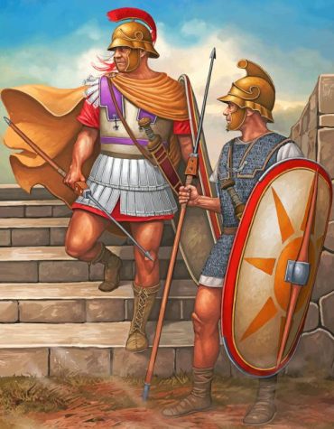 Greek Warriors Battle Scene Paint By Numbers