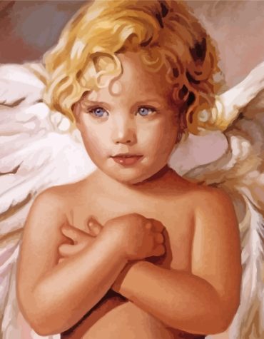 Angel Baby Paint By Numbers