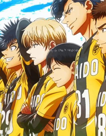 Anime Soccer Heroes Paint By Numbers
