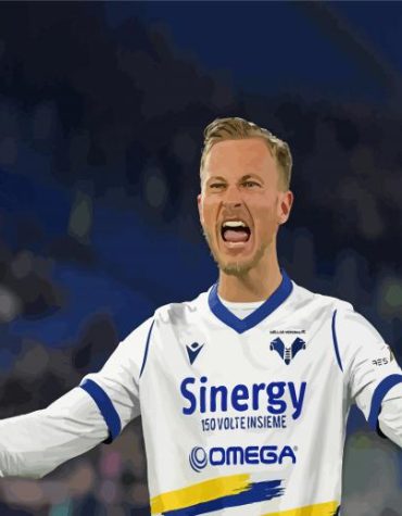 Antonin Barak Football Star Paint By Numbers