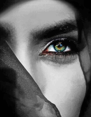 Arab Woman Monochrome Paint By Numbers