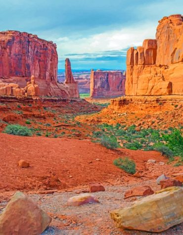 Majestic Landscapes of Arches Paint By Numbers