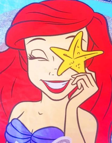Ariel Disney Starfish Paint By Numbers