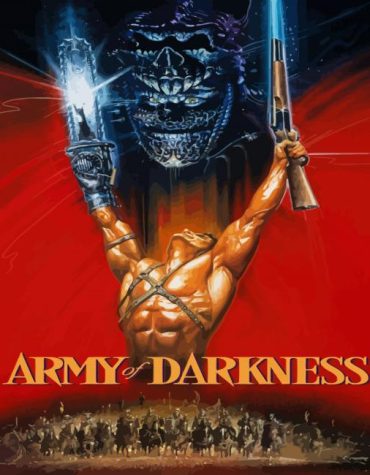 Army Of Darkness Movie Poster Paint By Numbers