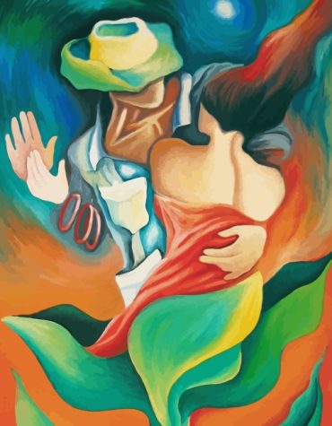 Couple Dancers Painting Paint By Numbers