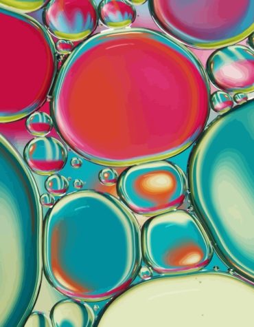 Water Drop Aesthetic Paint By Numbers