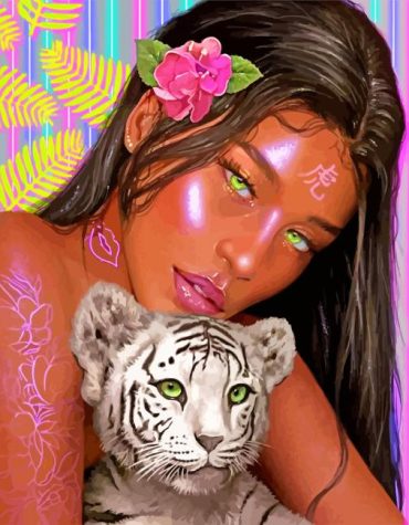 Asian Black Woman Paint By Numbers