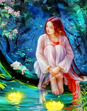 Asian Fantasy Woman Paint By Numbers