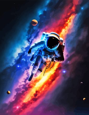 Astronaut Space Adventure Paint By Numbers