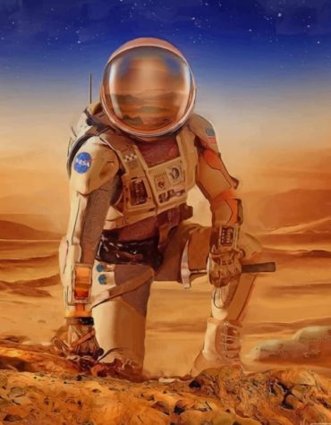 Astronaut Mars Journey Paint By Numbers