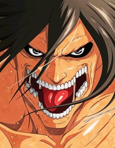 Attack on Titan Eren Manga Paint By Numbers