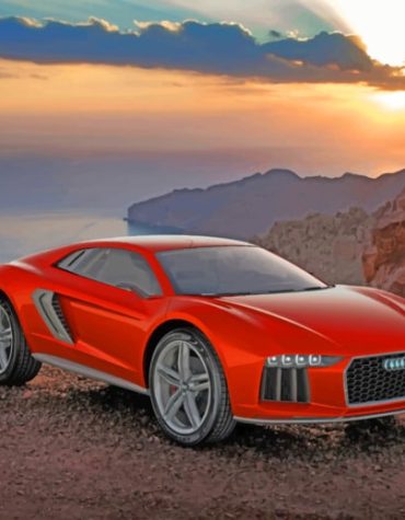 Audi Sport Car Paint By Numbers