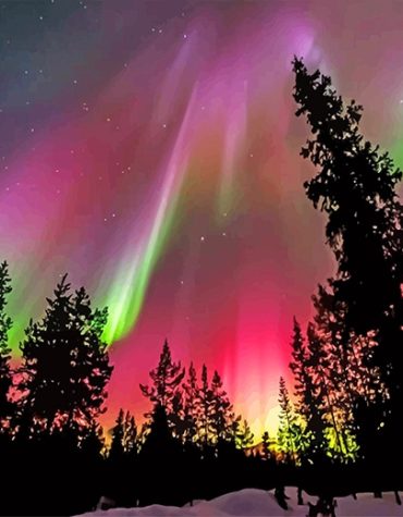 Aurora Finland Paint By Numbers