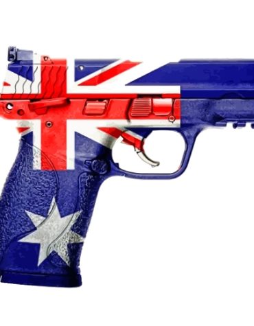 Australian Flag Gun Paint By Numbers