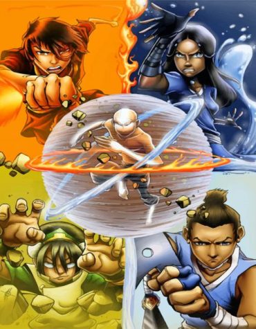 Avatar The Last Airbender Team Paint By Numbers