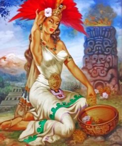 Aztec Woman Paint By Numbers