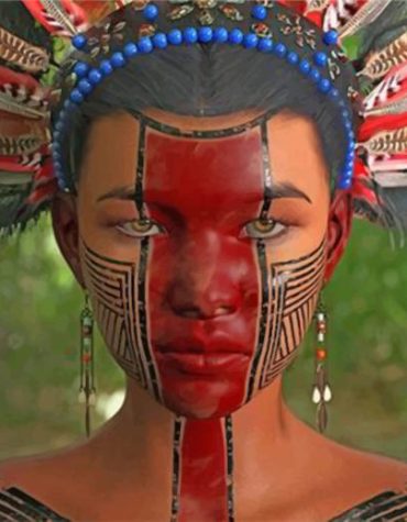 Aztec Culture Woman Paint By Numbers