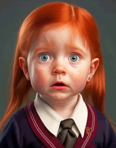 Baby Ginny Redhead Paint By Numbers