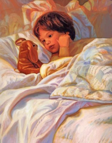 Bunny And Baby Boy Paint By Numbers