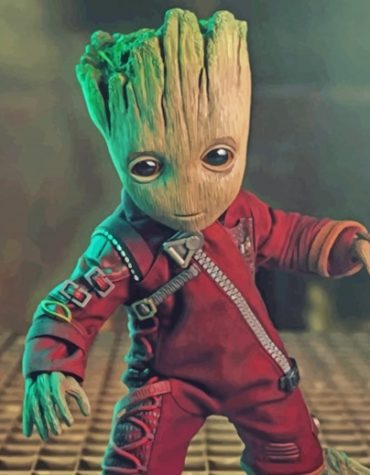 Guardians Baby Groot Paint By Numbers