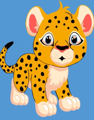 Easy Baby Tiger Kit for Kids Paint By Numbers
