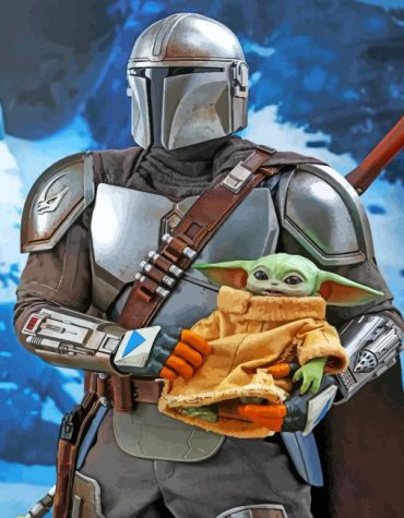 Star Wars Baby Yoda Paint By Numbers