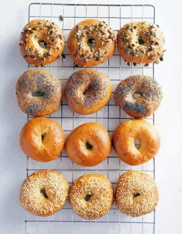 Delicious Bagels Paint By Numbers