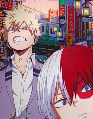 Bakugou Shoto Anime Scene Paint By Numbers